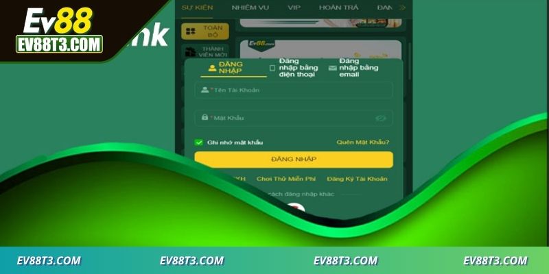 Đăng nhập EV88 khám phá kho game đẳng cấp