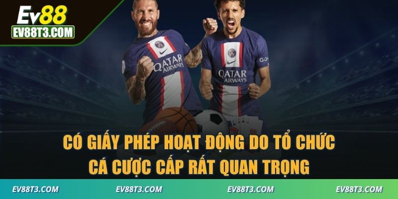 Yếu tố để có giấy phép cá cược trực tuyến